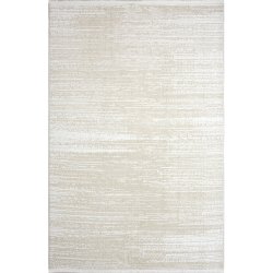 TEPPI Jasmine 1452 matta, rektangulär - beige och vit polyester (120x170)