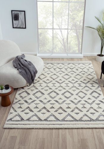 TEPPI Sevilla 5507 teppe, rektangulrt - flerfarget polypropylen (160x230)