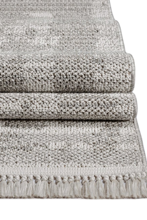 TEPPI Bastia 1277 gulvtppe, rektangulr - creme/gr polypropylen (160x230)