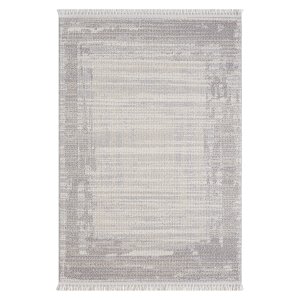 TEPPI Bastia 1277 teppe, rektangulrt - kremfarget/gr polypropylen (160x230)