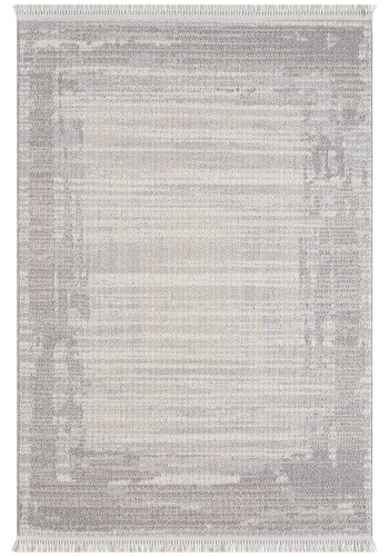 TEPPI Bastia 1277 gulvtppe, rektangulr - creme/gr polypropylen (160x230)