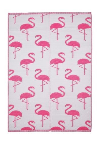 NORDVÄRK Savana 8811 Outdoor-Teppich, rechteckig – rosa Polypropylen (150x210)