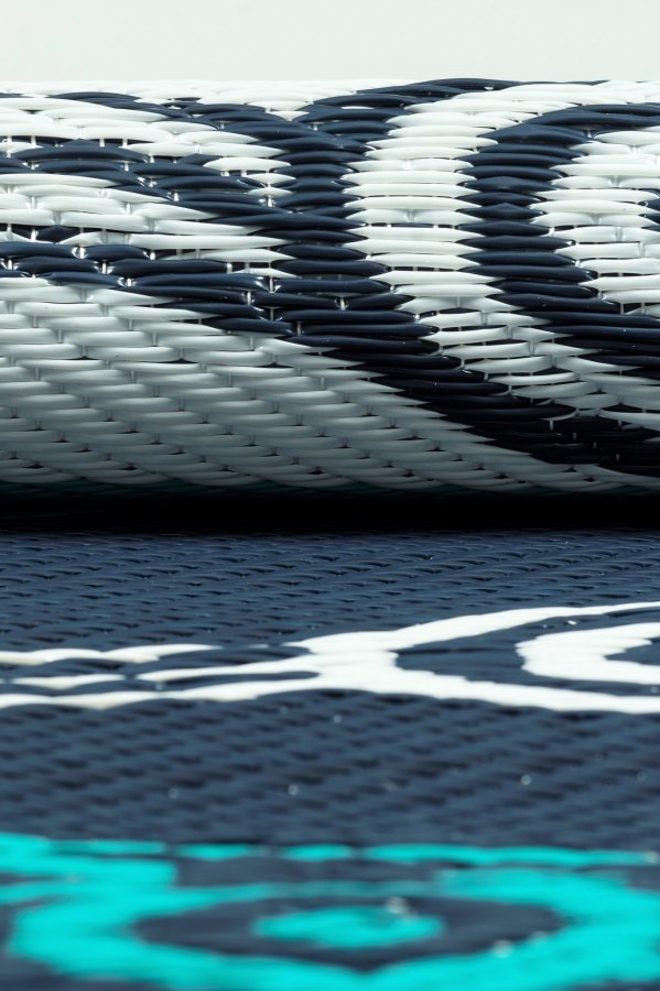 NORDVÄRK Savana 8809 utendrs teppe, rektangulrt - grnn polypropylen (90x180)