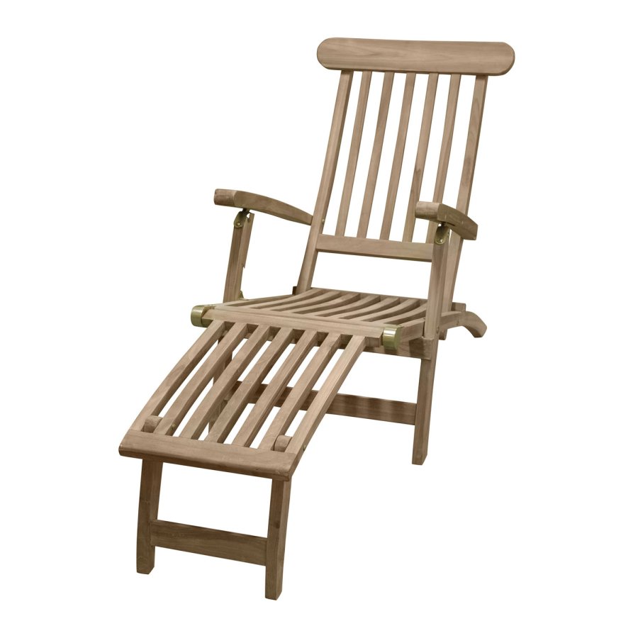 VENTURE DESIGN Kenya utendrs solstol - naturlig teak 