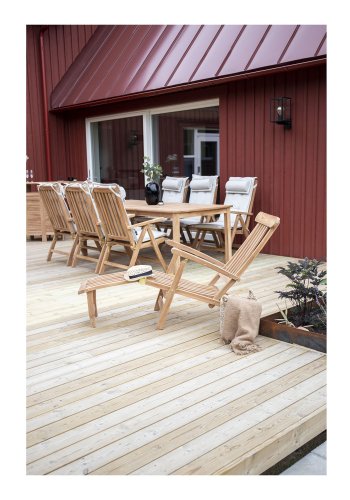 VENTURE DESIGN Kenya utendrs solstol - naturlig teak 