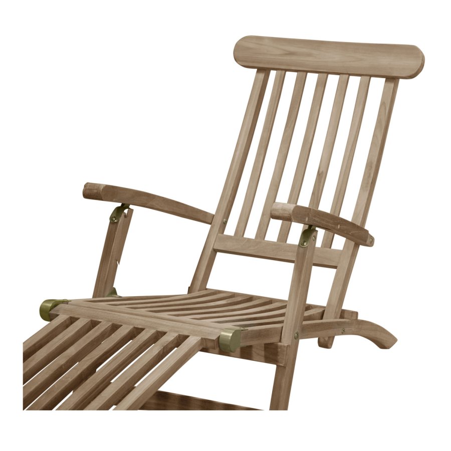 VENTURE DESIGN Kenya utendrs solstol - naturlig teak 