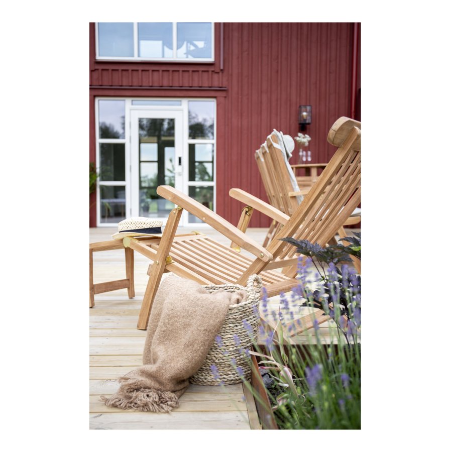 VENTURE DESIGN Kenya utendrs solstol - naturlig teak 