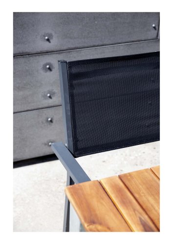 VENTURE DESIGN rektangulrt Zenia hagebord - naturlig akasietre og sinkstl (200x100)