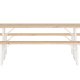 VENTURE HOME Guinness spisegruppe - Beige ramme / Teak-look