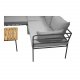 VENTURE DESIGN Penh Balcony hjrne hagesofa - sort stl