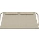 VENTURE HOME Gordo dobbel svingseng - beige ramme / beige stoff