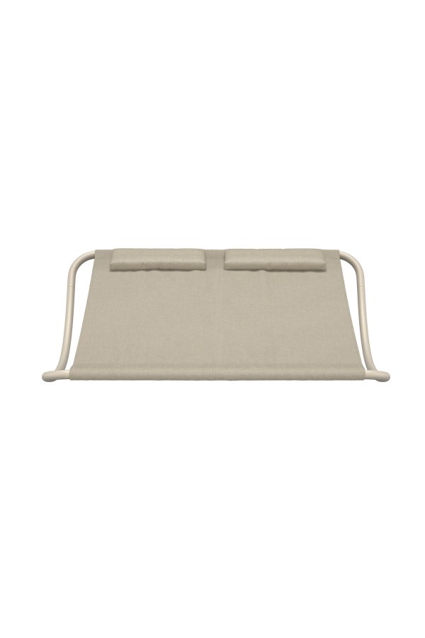 VENTURE HOME Gordo dobbel svingseng - beige ramme / beige stoff