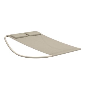 VENTURE HOME Gordo dobbel svingseng - beige ramme / beige stoff
