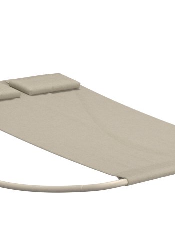 VENTURE HOME Gordo dobbel svingseng - beige ramme / beige stoff