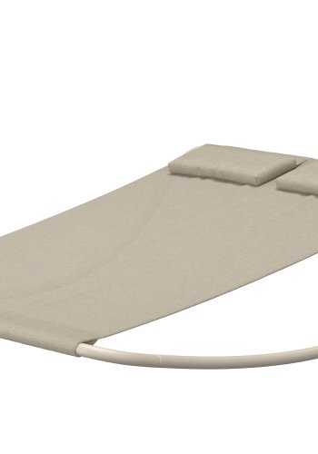 VENTURE HOME Gordo dobbel svingseng - beige ramme / beige stoff