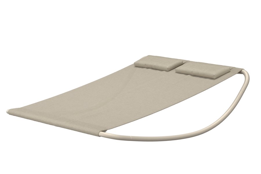 VENTURE HOME Gordo dobbel svingseng - beige ramme / beige stoff