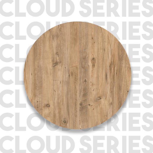 CD1 TV-bord, m. 1 lge og 1 hylde - natur melamin og tr