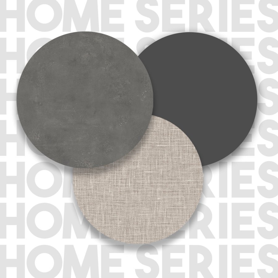 FUNZI LIVING HM3 Kleiderschrank, Spiegel, 6 Türen, 3 Kleiderstangen, 5 Regale, 2 Schubladen – Anthrazit-Melamin