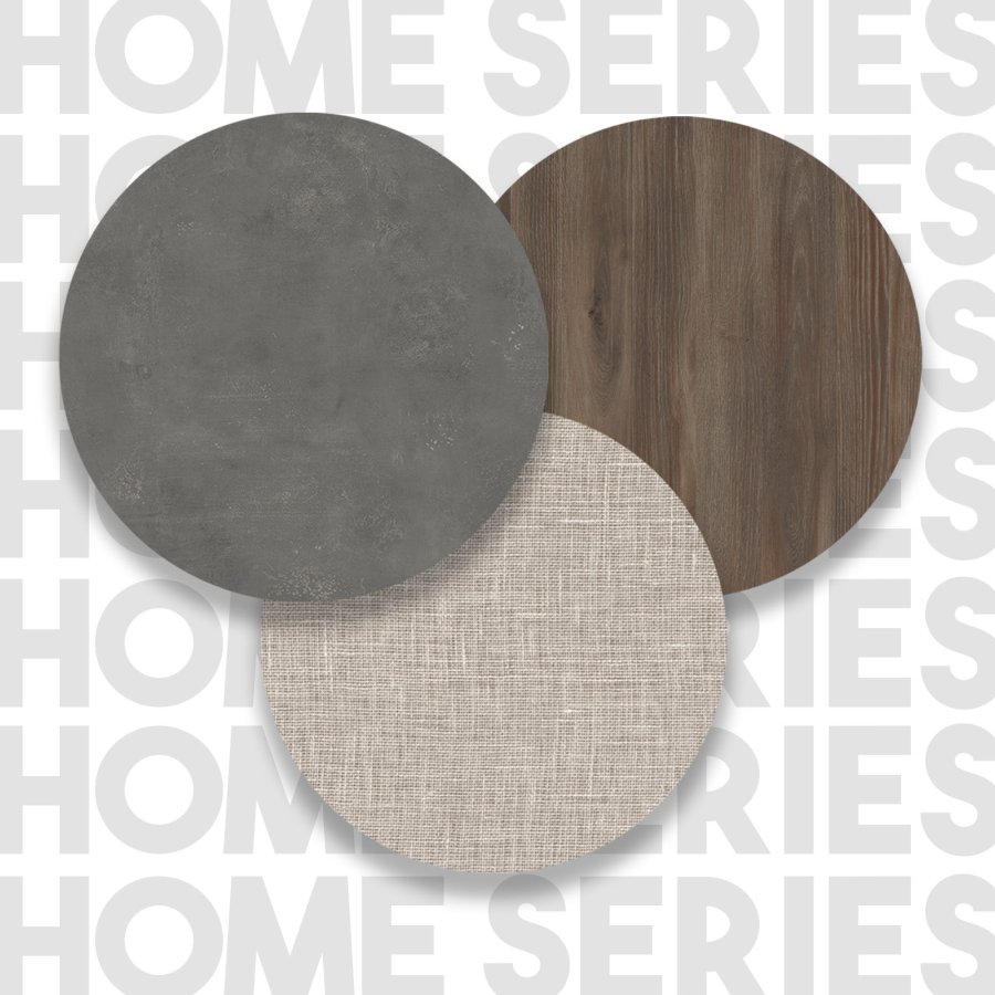 FUNZI LIVING HM2 garderobeskab, m. spejl, 4 lger, 1 bjlestang, 9 hylder, 2 skuffer - brun/gr melamin