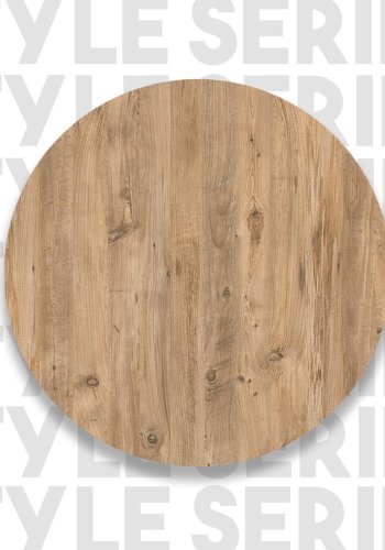 NORDVRK ST1 barbord, m. 3 hyller - naturlig melamin (120x51,6)