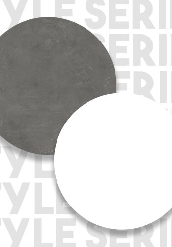 NORDVRK ST1 barbord, m. 3 hyller - hvit og gr melamin (120x51,6)