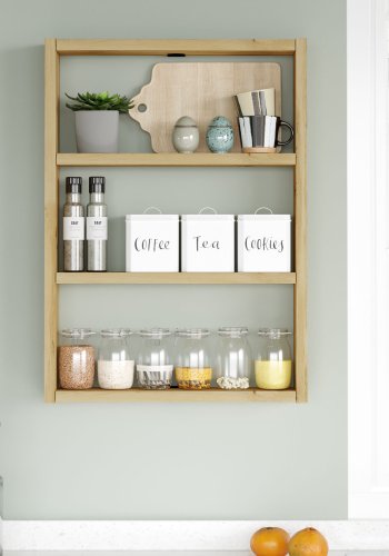 NORDVRK PR1 vegghylle - naturlig melamin