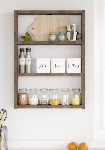 NORDVRK PR1 vegghylle - bronse melamin