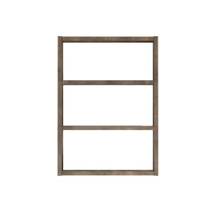 NORDVÄRK PR1 vghylde, m. 3 rum - bronze melamin