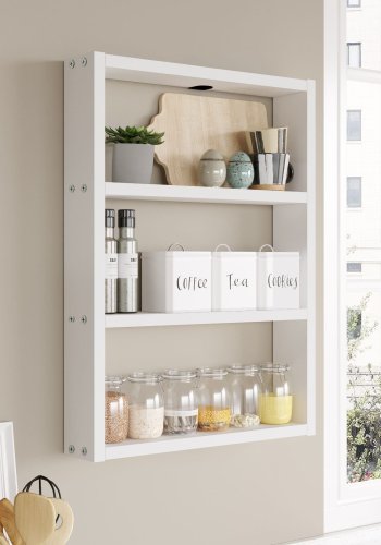 NORDV�RK PR1 v�gghylla - vit melamin