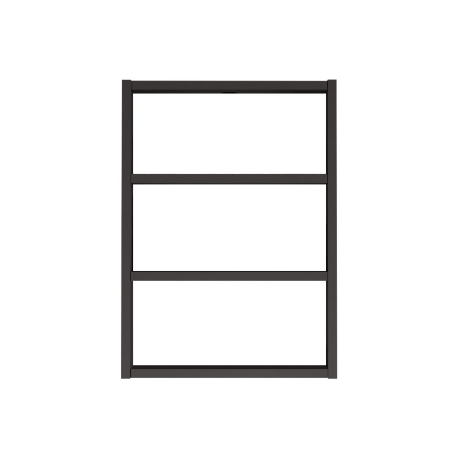 NORDVRK PR1 vegghylle - sort melamin