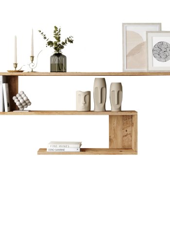 NORDVRK WL10 vegghylle - naturlig melamin