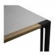 VENTURE DESIGN rektangulrt Texas hagebord - grtt glass og svart aluminium (200x100)