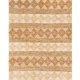 TEPPI 00025A gulvtppe m. mnster, rektangulr - beige jute (120x180)
