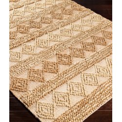 JUTE tppe Beige, carmel farve. 2640x160cm