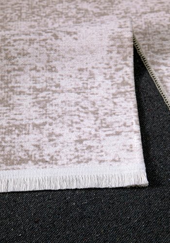 TEPPI 1519 gulvtppe m. mnster, rektangulr - multifarvet fljl stof (160x230)