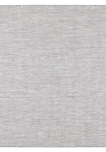 TEPPI 20522A gulvtæppe, rektangulær - grå-hvid sisal (160x230)