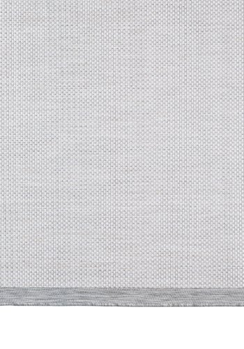 NORDVÄRK 23745A Fresco utendrsteppe, rektangulrt - antrasitt og hvit sisal (160x230)