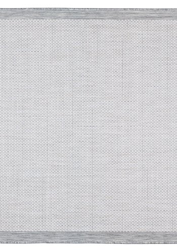 NORDVÄRK 23745A Fresco utendrsteppe, rektangulrt - antrasitt og hvit sisal (120x180)