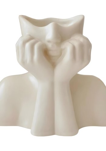 NORDVÄRK Scandinavia Layd vase - kremkeramikk