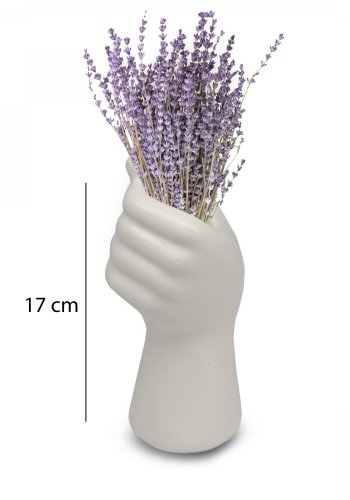 NORDVÄRK HMY vase - hvit keramikk