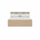 TVILUM Ikast Bett mit 2 Schubladen 160x200, Jackson Hickory / Weiß, 169,8 x 216 x 96,8 cm