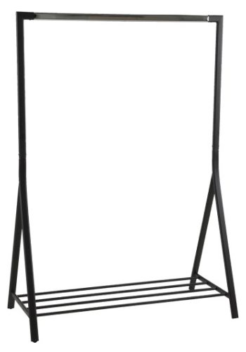 ACT NORDIC Brent Garderobenständer mit Schuhregal - schwarz