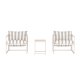 VENTURE HOME Messina Loungesett - Beige / Stripete Hvit Beige