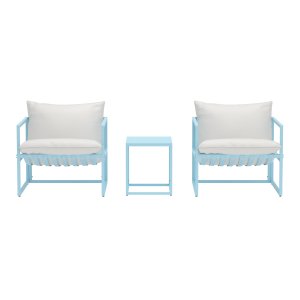 VENTURE HOME Messina Loungegrupp - Ljusbl� / Beige