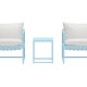 VENTURE HOME Messina Loungegrupp - Ljusbl� / Beige
