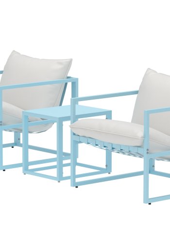 VENTURE HOME Messina Loungegrupp - Ljusbl� / Beige