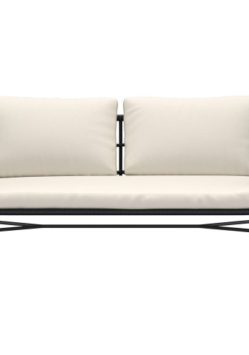 VENTURE HOME Isola Lounge Sofa - Svart / Svart rotting