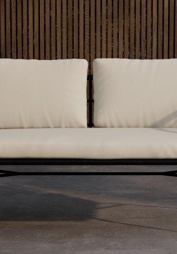VENTURE HOME Isola Lounge Sofa - Svart / Svart rotting