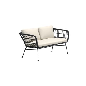 VENTURE HOME Isola Lounge Sofa - Svart / Svart rotting