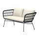 VENTURE HOME Isola Lounge Sofa - Svart / Svart rotting